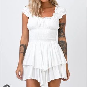 White Princess Polly Dress
